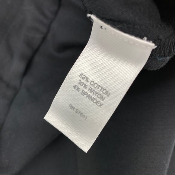 J. Jill Cropped Pants Womens Size 12P Black Elastic Waist Cotton Blend - Picture 6 of 6